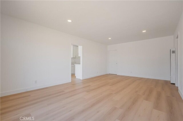 15058 Gale Ave, Hacienda Heights, CA 91745 - spare room with light wood-type flooring and recessed lighting