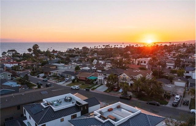 213 Avenida Princesa, San Clemente, CA 92672 - aerial view at dusk of a water view and a residential view