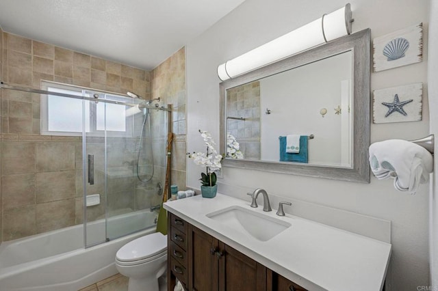 3925 Linmar Ln, Carlsbad, CA 92008 - bathroom featuring vanity and bath / shower combo with glass door