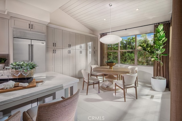 110 Rimstone, Irvine, CA 92618 - dining area with vaulted ceiling