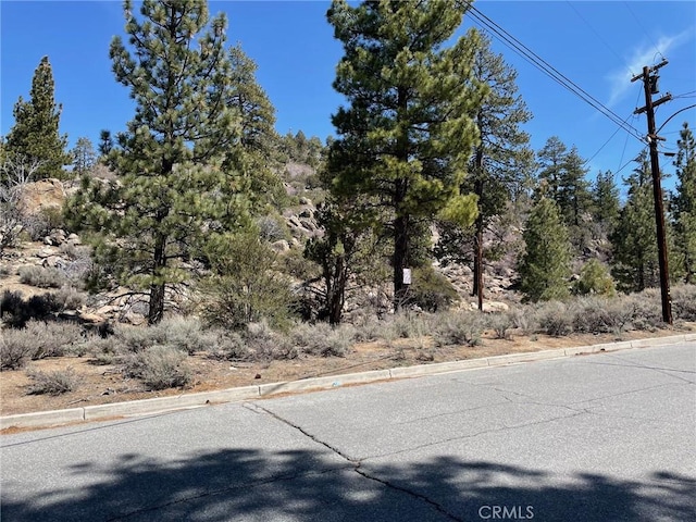 320 Starvation Flats Rd, Big Bear Lake, CA 92315 - view of asphalt road with curbs