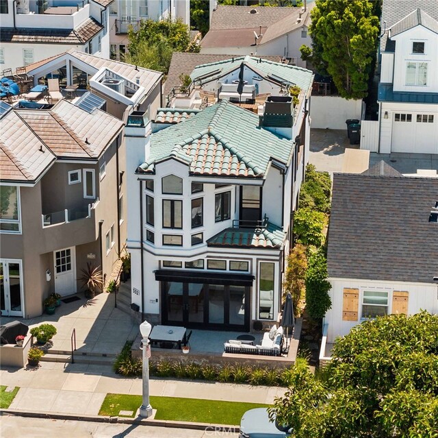 332 L St, Newport Beach, CA 92661 - aerial perspective of suburban area