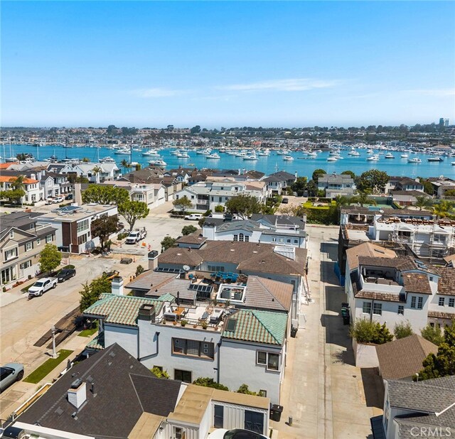 332 L St, Newport Beach, CA 92661 - aerial perspective of suburban area with a large body of water