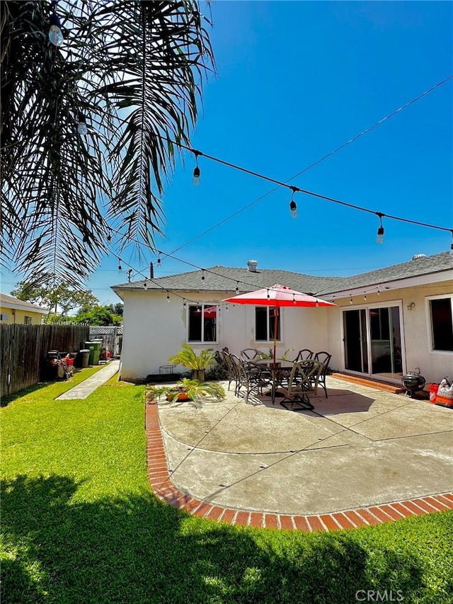 4036 N Foxdale Ave, Covina, CA 91722 - back of house featuring stucco siding and a patio