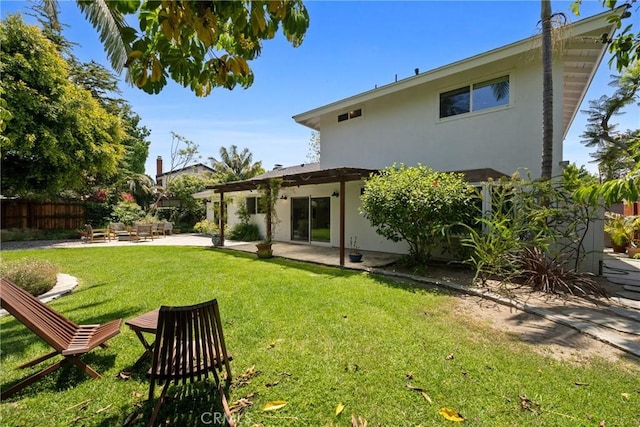 2704 Albatross Dr, Costa Mesa, CA 92626 - rear view of property featuring a patio and stucco siding