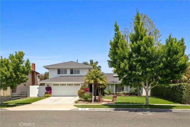 2704 Albatross Dr, Costa Mesa, CA 92626 - traditional-style home featuring driveway and a garage