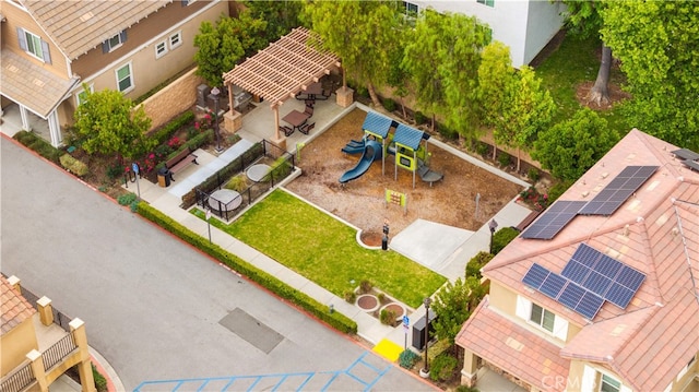 5874 Silver Oaks Dr, Chino, CA 91710 - drone / aerial view