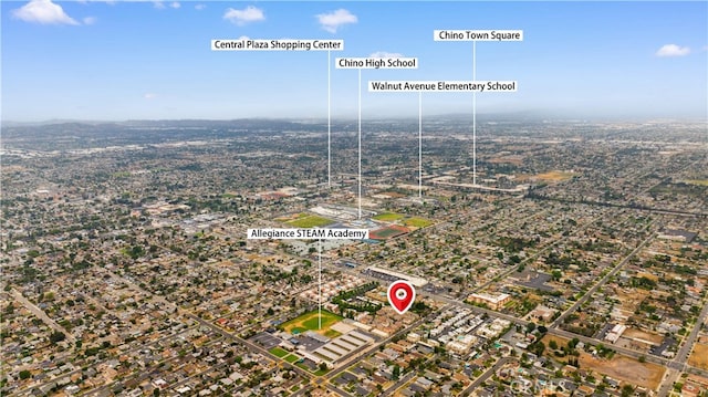 5874 Silver Oaks Dr, Chino, CA 91710 - aerial view of property's location