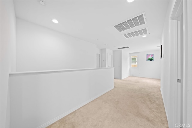 5874 Silver Oaks Dr, Chino, CA 91710 - corridor with light carpet and recessed lighting