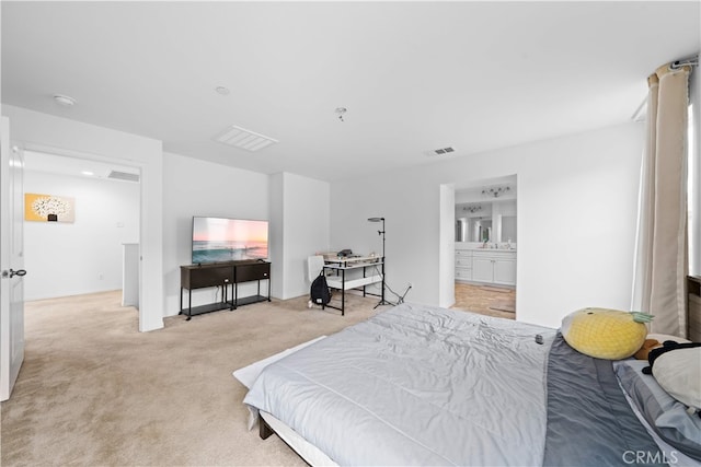 5874 Silver Oaks Dr, Chino, CA 91710 - bedroom featuring light carpet