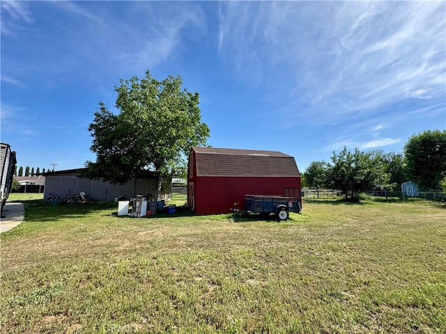 10265 Nancy Ave, Cherry Valley, CA 92223 - view of yard with an outbuilding and a barn