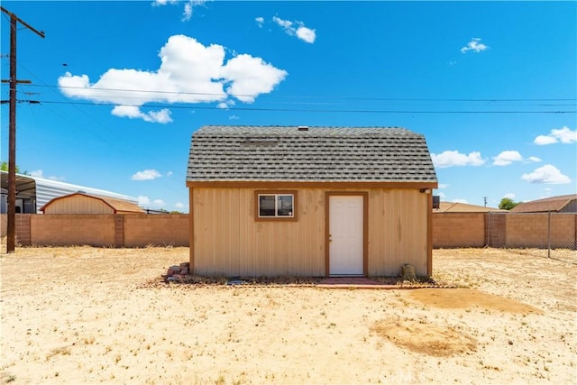 24438 Sage Ave, Boron, CA 93516 - view of shed featuring a fenced backyard