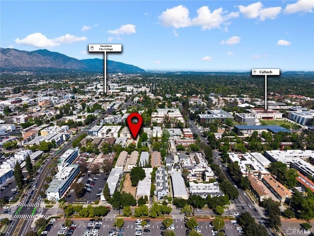 222 S Catalina Ave Unit 8, Pasadena, CA 91106 - aerial overview of property's location with a mountainous background
