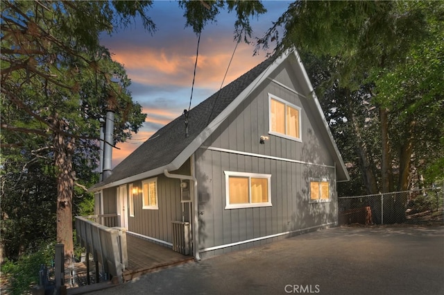 197 Weisshorn Dr, Crestline, CA 92325 - view of front of house with roof with shingles