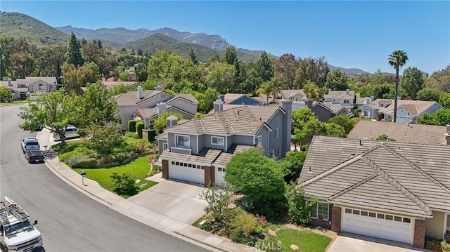 3184 Holloway Ct, Newbury Park, CA 91320 - aerial perspective of suburban area with mountains