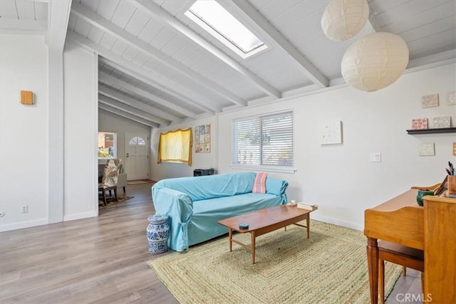 508 Woodland Dr, Los Osos, CA 93402 - living room featuring wood finished floors, wood ceiling, and baseboards