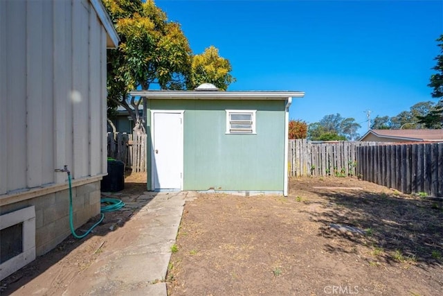 508 Woodland Dr, Los Osos, CA 93402 - view of shed featuring a fenced backyard