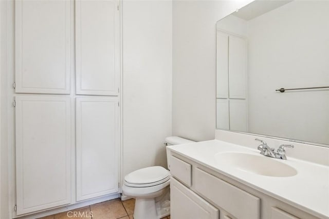 27636 Brentstone Way, Murrieta, CA 92563 - bathroom featuring toilet, vanity, and tile patterned floors