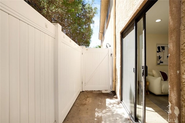 14803 Vanowen St Unit 9, Van Nuys, CA 91405 - view of patio / terrace with a gate