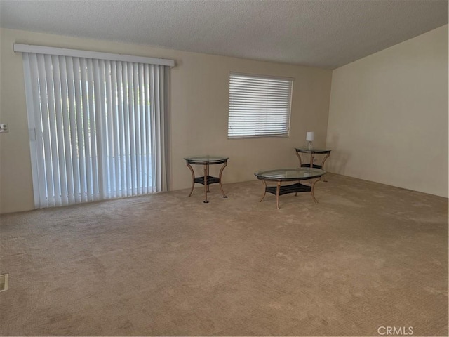 140 W Pioneer Ave Unit 134, Redlands, CA 92374 - sitting room with carpet and a textured ceiling