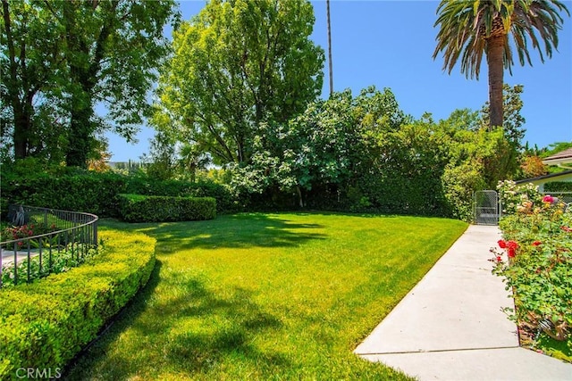4510 Triste Pl, Tarzana, CA 91356 - view of yard featuring a gate