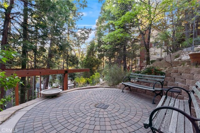 217 Crest Cir, Lake Arrowhead, CA 92352 - view of patio