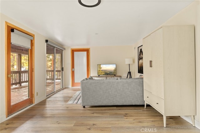 217 Crest Cir, Lake Arrowhead, CA 92352 - living room with light wood finished floors
