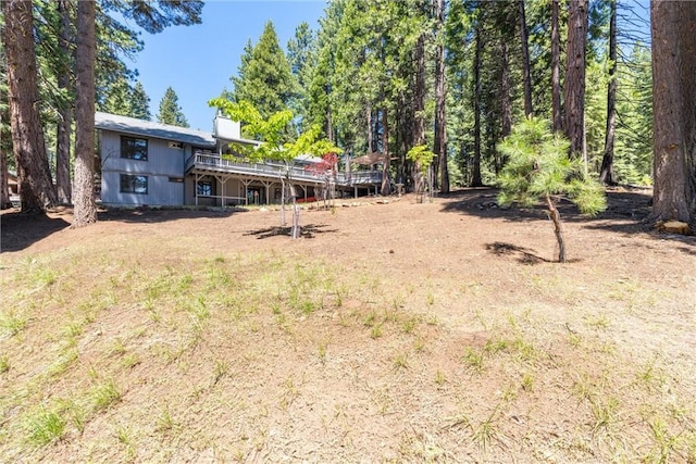 720 E Mountain Ridge Rd, Lake Almanor, CA 96137 - view of yard with a deck