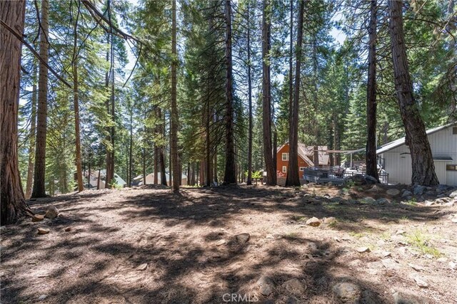 720 E Mountain Ridge Rd, Lake Almanor, CA 96137 - view of dirt / gravel driveway with a forest view