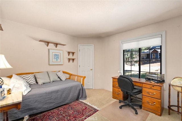 720 E Mountain Ridge Rd, Lake Almanor, CA 96137 - bedroom featuring light carpet and a desk