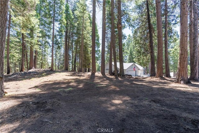 720 E Mountain Ridge Rd, Lake Almanor, CA 96137 - view of yard featuring a wooded view