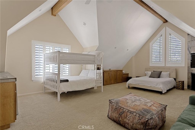 951 Osprey Ln, Lake Arrowhead, CA 92352 - carpeted bedroom featuring baseboards and a ceiling fan
