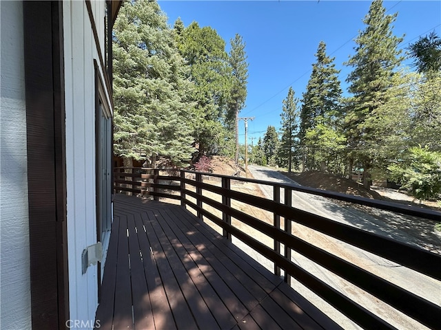 1928 Wilderness Rd, Running Springs, CA 92382 - view of wooden terrace