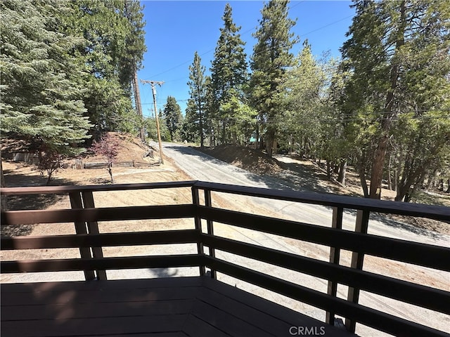 1928 Wilderness Rd, Running Springs, CA 92382 - view of wooden terrace