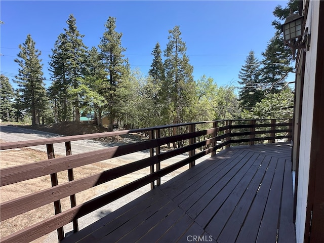 1928 Wilderness Rd, Running Springs, CA 92382 - view of wooden deck