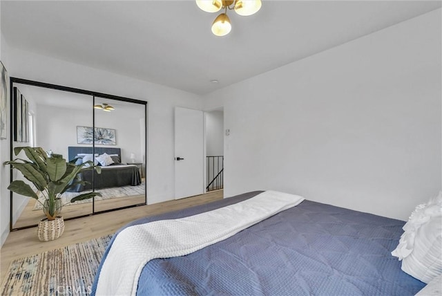 11050 Camden Way, Stanton, CA 90680 - bedroom featuring wood finished floors and a closet