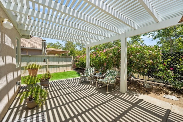 23981 Via Astuto, Murrieta, CA 92562 - fenced backyard with a patio and a pergola