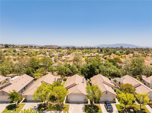 23981 Via Astuto, Murrieta, CA 92562 - aerial perspective of suburban area featuring a mountain backdrop