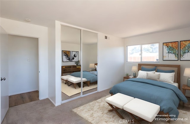 15156 Kinai Rd, Apple Valley, CA 92307 - carpeted bedroom featuring a closet and baseboards