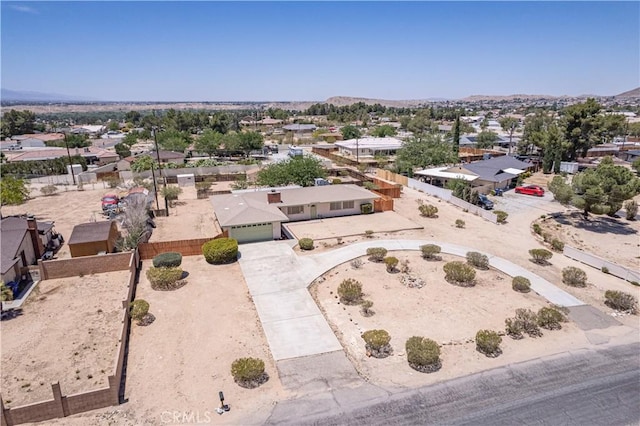 15156 Kinai Rd, Apple Valley, CA 92307 - aerial view of residential area featuring a mountain backdrop
