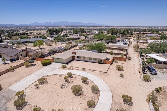 15156 Kinai Rd, Apple Valley, CA 92307 - aerial view of property and surrounding area featuring mountains