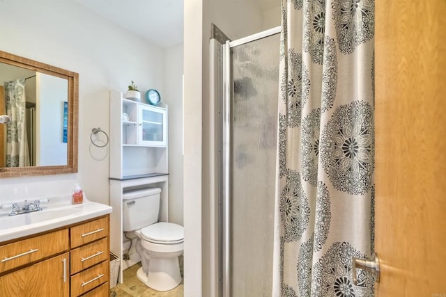 1080 Buena Pl, Carlsbad, CA 92008 - full bath with toilet, vanity, and a stall shower