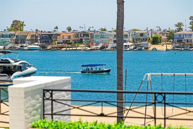 2401 Bayshore Dr, Newport Beach, CA 92663 - water view featuring nearby suburban area