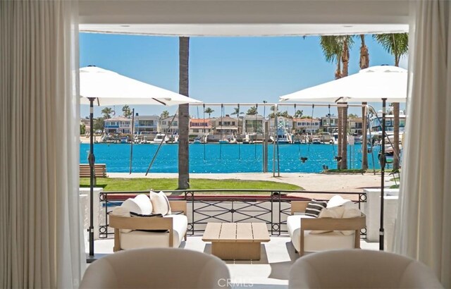 2401 Bayshore Dr, Newport Beach, CA 92663 - balcony with a water view