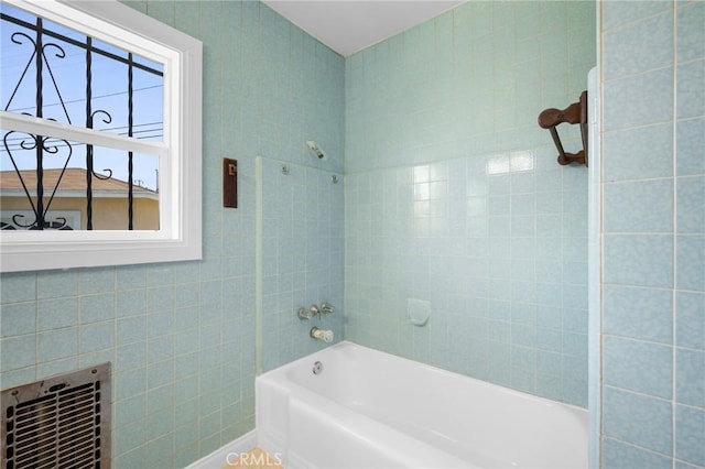 2931 W 137th St, Gardena, CA 90249 - bathroom with  shower combination and tile walls