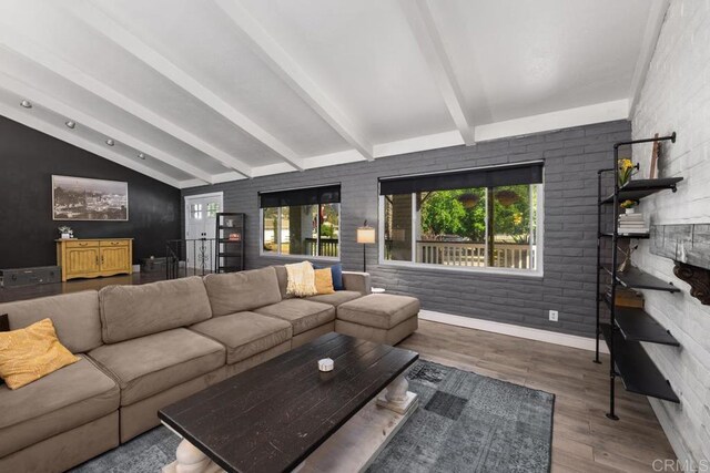9739 Carta Ln, El Cajon, CA 92021 - living room with wood finished floors and baseboards