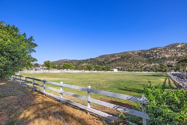 9739 Carta Ln, El Cajon, CA 92021 - view of yard with a mountain view and a view of countryside