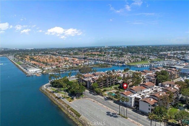 6217 Marina Pacifica Dr S, Long Beach, CA 90803 - drone / aerial view of a nearby body of water