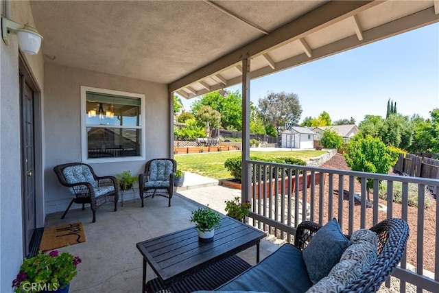 1534 Via Arroyo, Paso Robles, CA 93446 - fenced backyard featuring an outdoor living space and a patio area