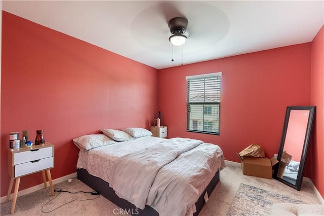 956 W Clover Ave, Rialto, CA 92376 - carpeted bedroom with baseboards and ceiling fan